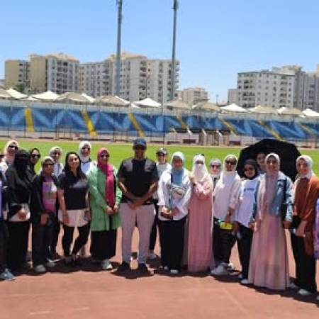 a field visit to Alexandria Stadium